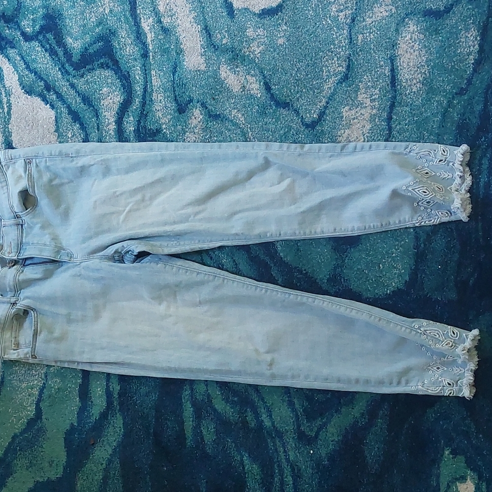 LOFT SIZE 12 CUT OUT JEANS